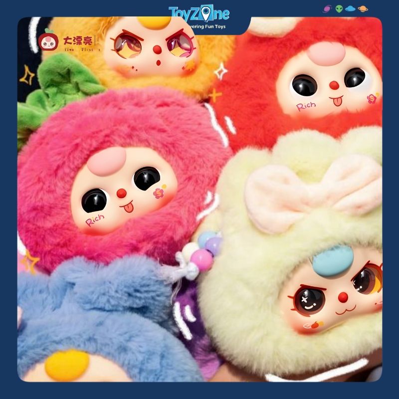 Mô hình Blind box Gấu bông Baby Three Túi May Mắn ( Lucky Bag ) CUREPLANETA