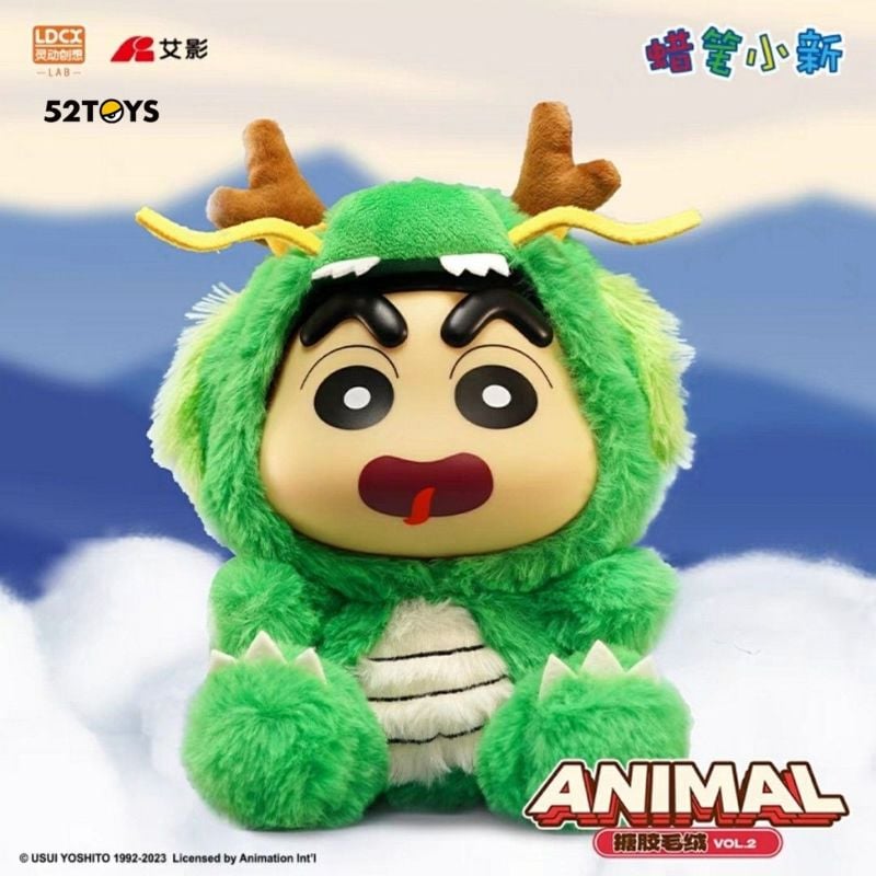 Mô hình Blind box Gấu bông Crayon Shin-chan Vinyl Doll 2 Series 52Toys