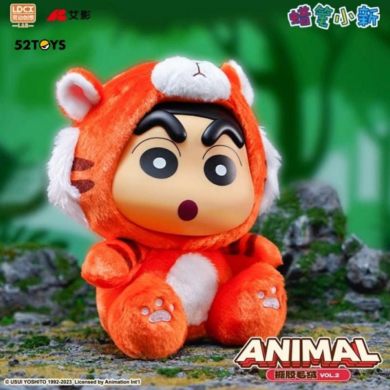 Mô hình Blind box Gấu bông Crayon Shin-chan Vinyl Doll 2 Series 52Toys