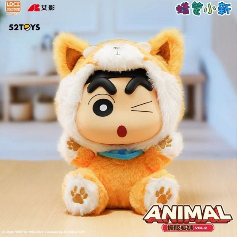 Mô hình Blind box Gấu bông Crayon Shin-chan Vinyl Doll 2 Series 52Toys