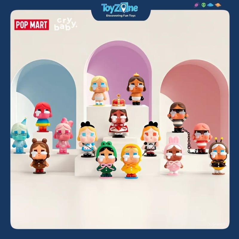 Mô hình đồ chơi Blind Box Crybaby Crying Again Series Figures POP MART