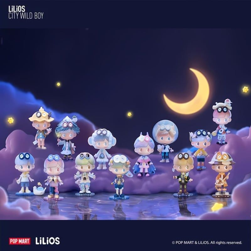 Mô hình đồ chơi Blind Box LiLiOS City Wild Boy Series Figures ( Cậu Bé Hoang Dã Trong Thành Phố ) POP MART