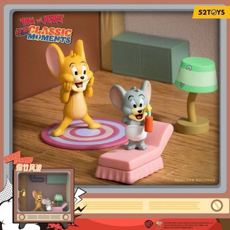 Mô hình đồ chơi Blind box Tom and Jerry Classic Moments Series ( Khoảnh khắc cổ điển ) 52TOYS