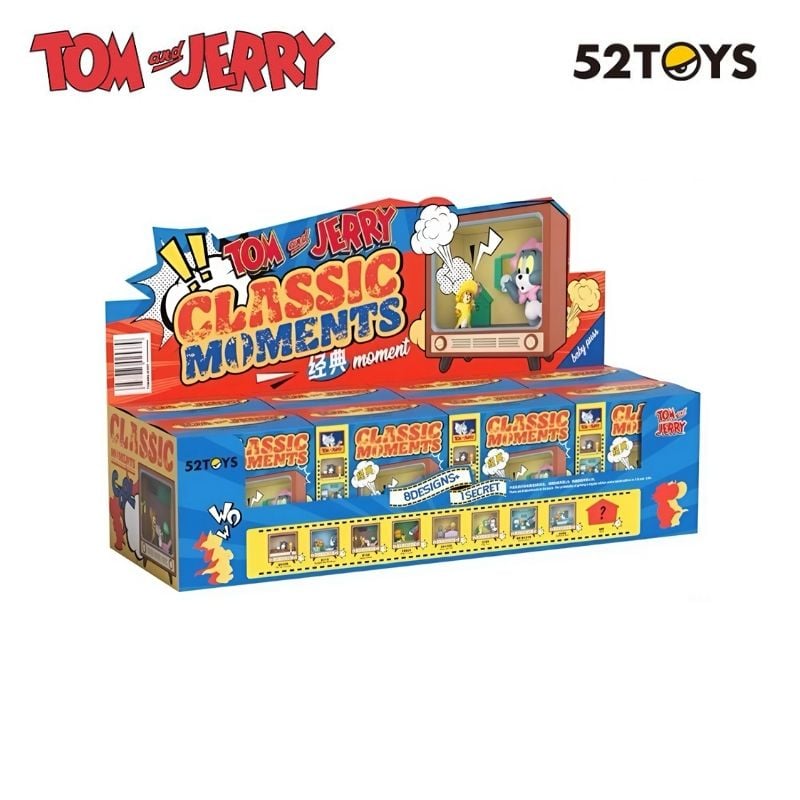 Mô hình đồ chơi Blind box Tom and Jerry Classic Moments Series ( Khoảnh khắc cổ điển ) 52TOYS