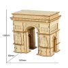 Mô hình gỗ lắp ráp 3D Arc De Triomphe (Khải Hoàn Môn) (Wood Color) - Robotime TG502 - WP113