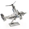  Mô hình kim loại lắp ráp 3D V-22 Osprey (Máy Bay Quân Sự Đa Nhiệm V-22 Osprey) (Silver) - Metal Head MP927 