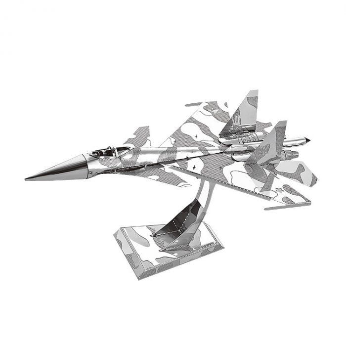  Mô hình kim loại lắp ráp 3D Tiêm Kích Su-34 (Silver) – Metal Works MP272 