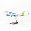  Mô hình máy bay Airbus Bamboo Airways 47cm lắp ráp có đèn Everfly 