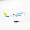 Mô hình máy bay Airbus Bamboo Airways 47cm lắp ráp có đèn Everfly