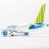  Mô hình máy bay Airbus Bamboo Airways 47cm lắp ráp có đèn Everfly 