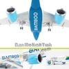  Mô hình máy bay Airbus Bamboo Airways 47cm lắp ráp có đèn Everfly 