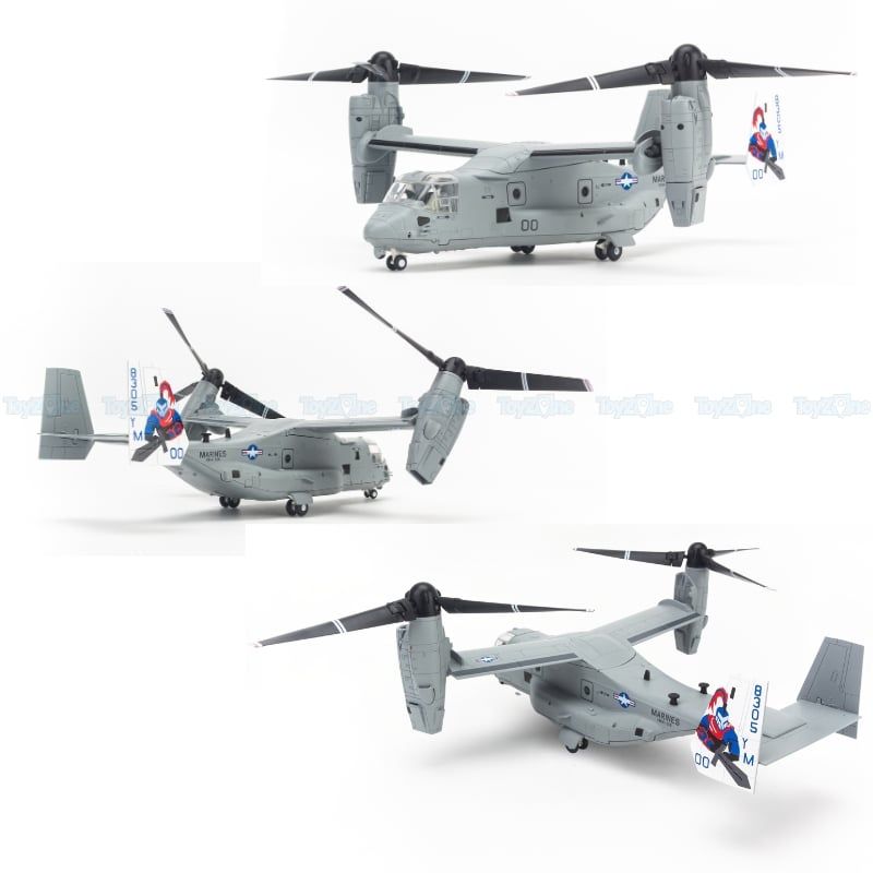  Mô hình máy bay quân sự V-22 Osprey Bell Boeing Marines 1:72 JL Models 