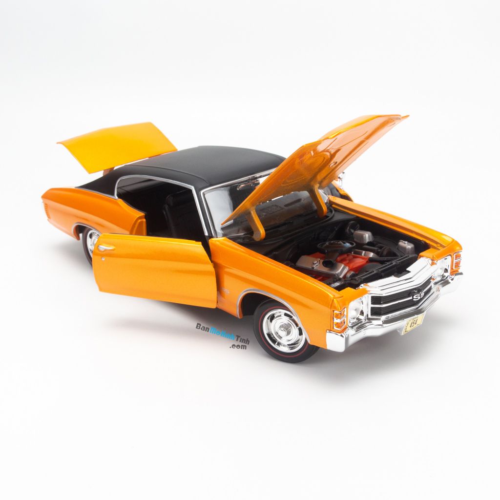 Mô hình xe Chevrolet Chevelle SS454 Sport Coupe 1971 1:18 Maisto - 31890 (5)
