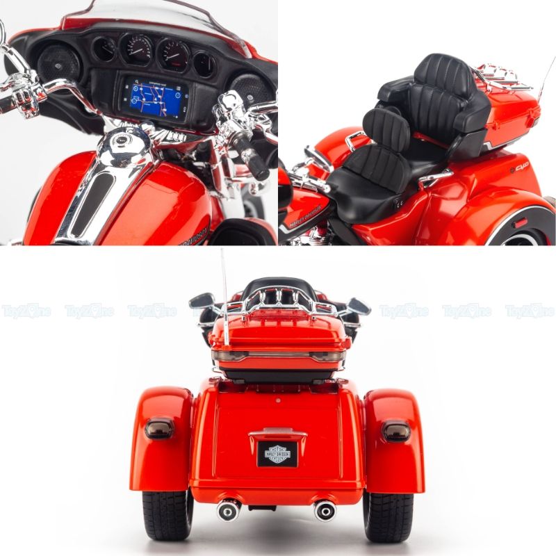Mô hình xe mô tô Harley Davidson CVO Tri Glide 2021 1:12 Maisto