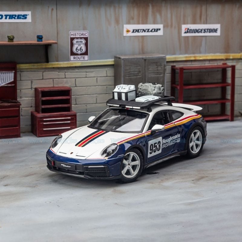 Mô hình xe Porsche 911 Dakar 1:24 BBURAGO