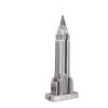  Mô hình kim loại lắp ráp 3D Empire State Building (Tòa Nhà Empire State) (Silver) – Piececool MP385 