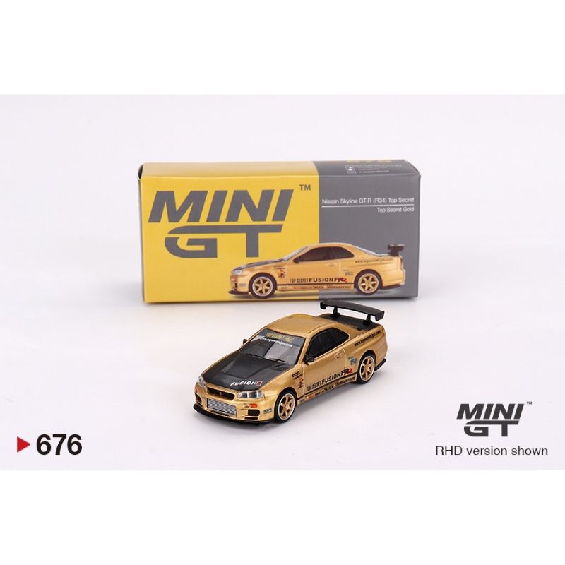 Mô hình xe Nissan Skyline GTR Top Secret VR32 1:64 MiniGT