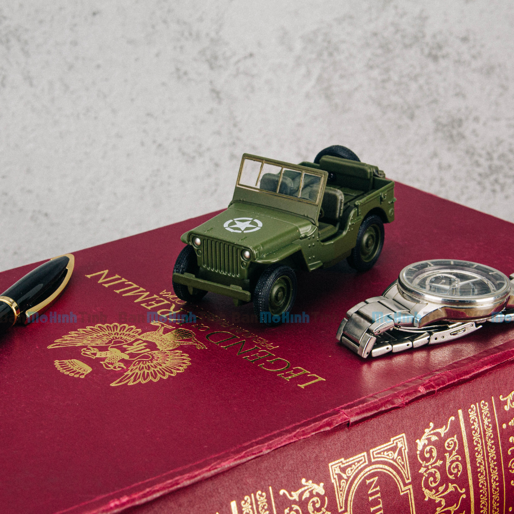  Mô hình xe Jeep Willys MB 1941 1:36 Welly 