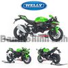  Mô hình xe mô tô Kawasaki Ninja ZX-10R 2021 1:12 Welly 