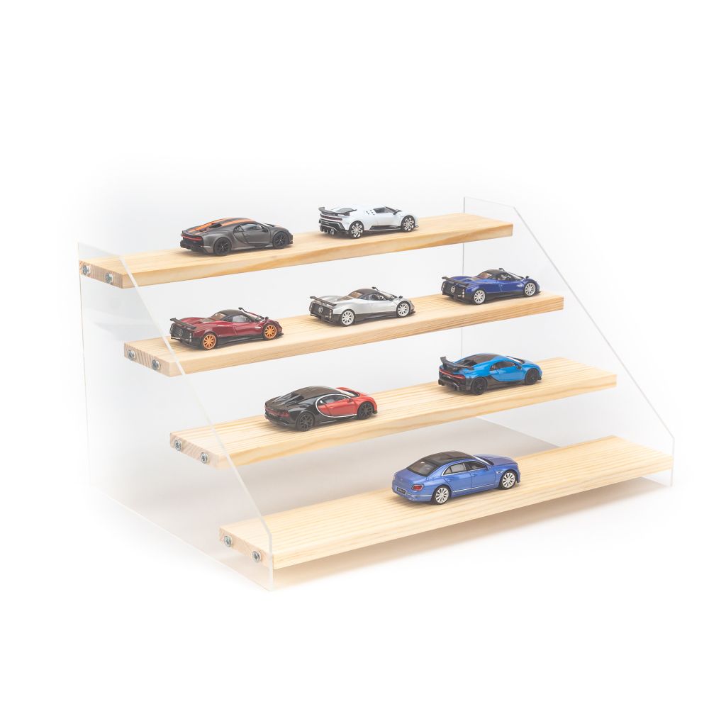 Kệ bậc thang trưng bày mô hình