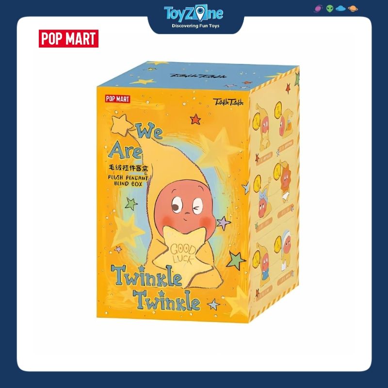Mô hình Blind box Móc khoá Gấu bông We are Twinkle Twinkle Series Plush Pendant POP MART