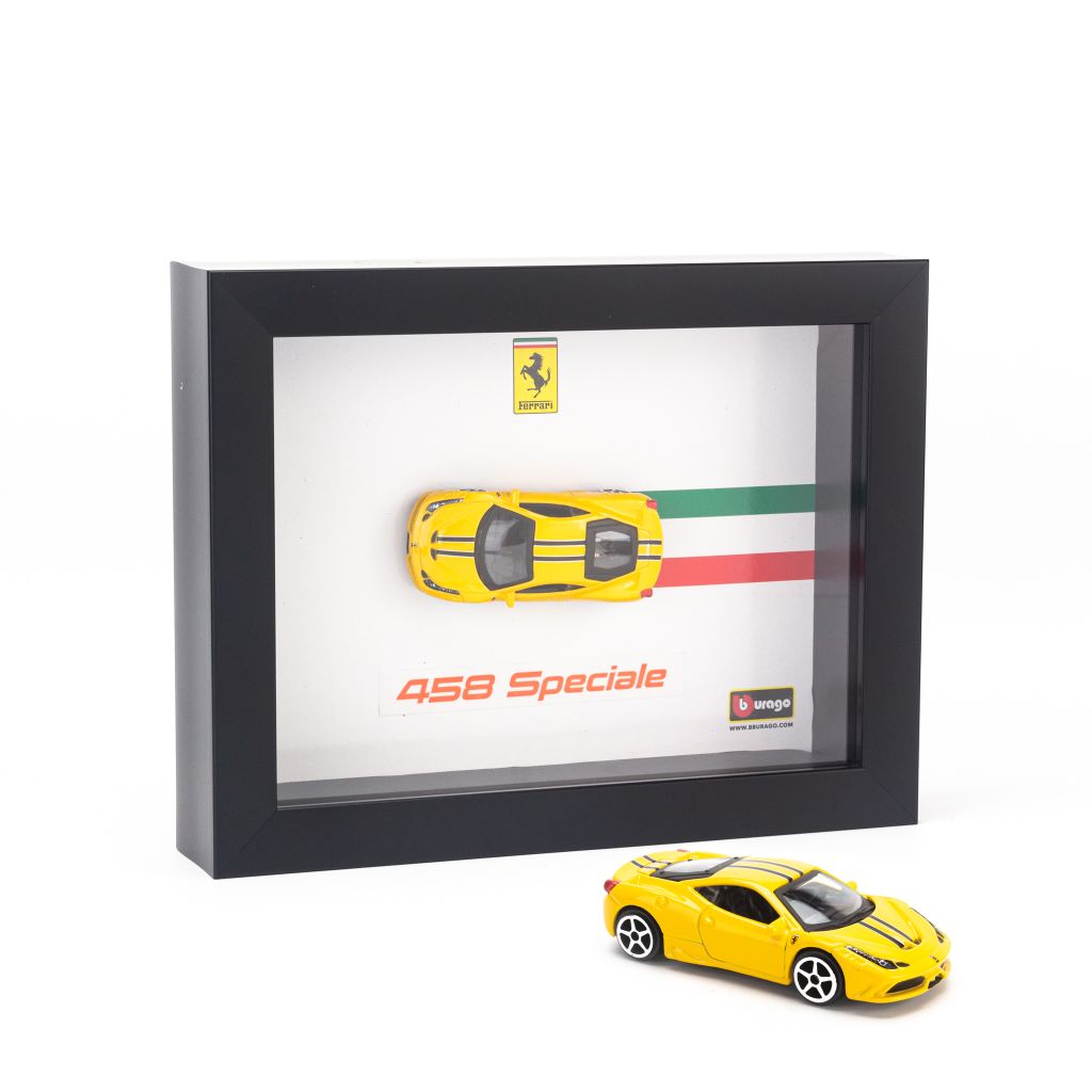 Khung tranh mô hình xe Ferrari 458 Speciale 1:64 Bburago - 18-56010