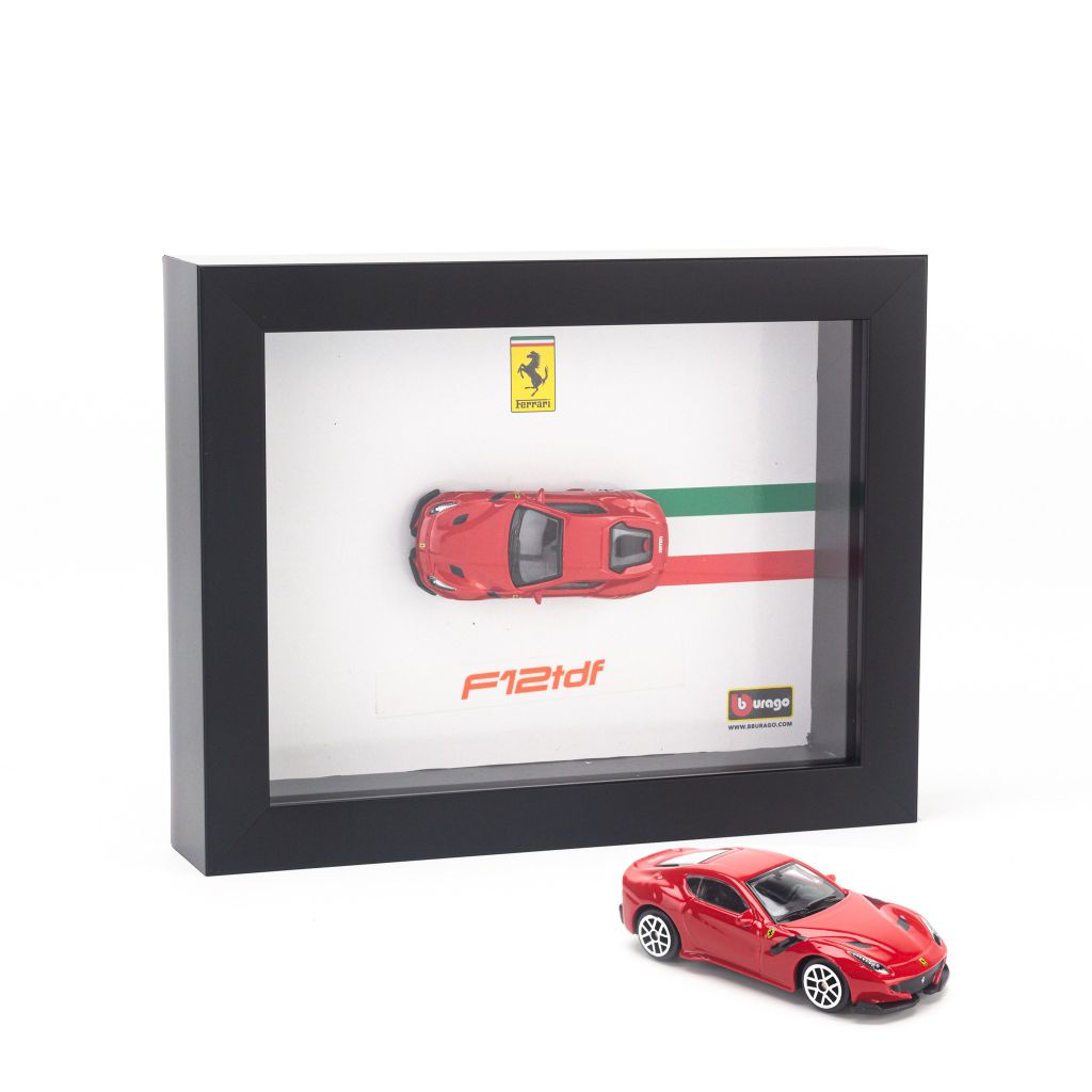 Khung tranh mô hình xe Ferrari F12 TDF 1:64 Bburago -18-56015