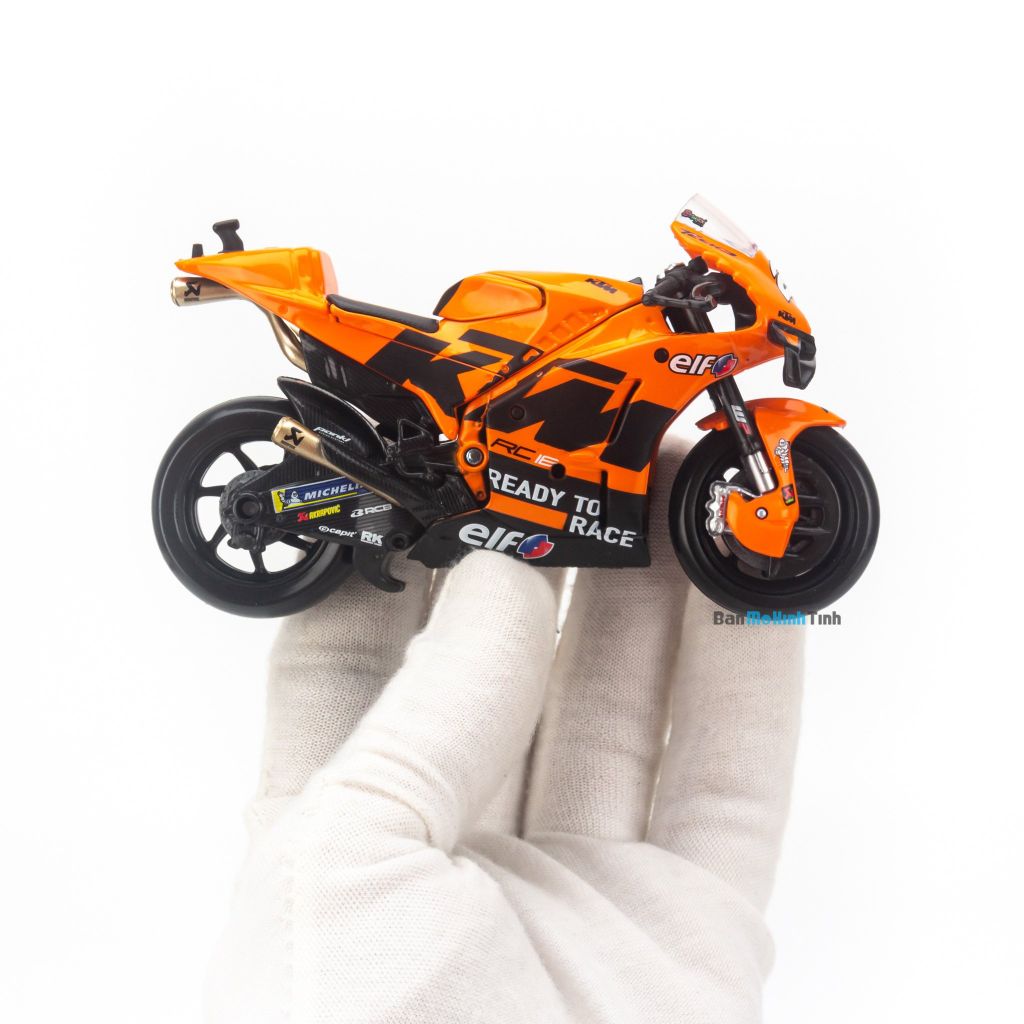 Mô hình xe mô tô KTM ELF Factory Racing 2021 MotoGP 1:18 Maisto