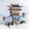 Mô hình kim loại lắp ráp 3D Legend Of Hei Guild Hall (Yêu Linh Hội Quán) (Mixed Color) - MU MP910