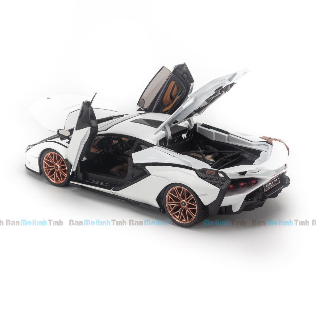 Xe mô hình Lamborghini Sian 118  Blue Mô Hình
