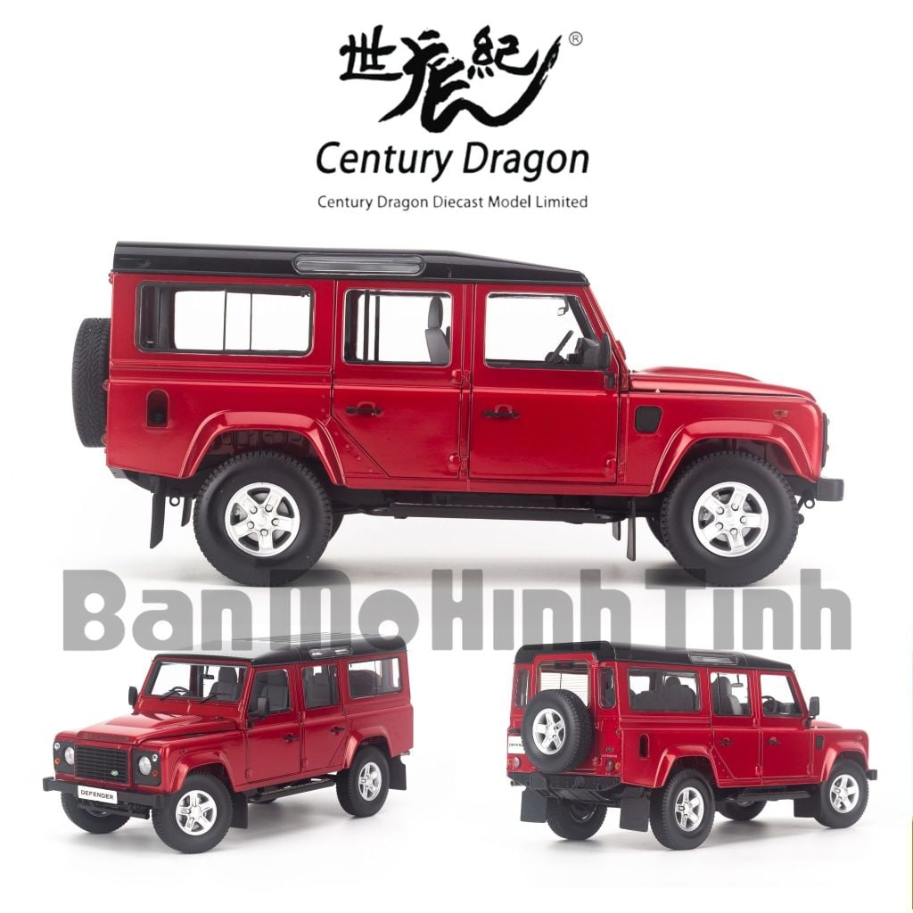 Mô hình xe Land Rover Defender 110 1:18 Century Dragon
