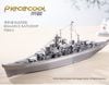  Mô hình kim loại lắp ráp 3D Tàu Chiến Bismarck Battleship (Silver) – Piececool MP297 