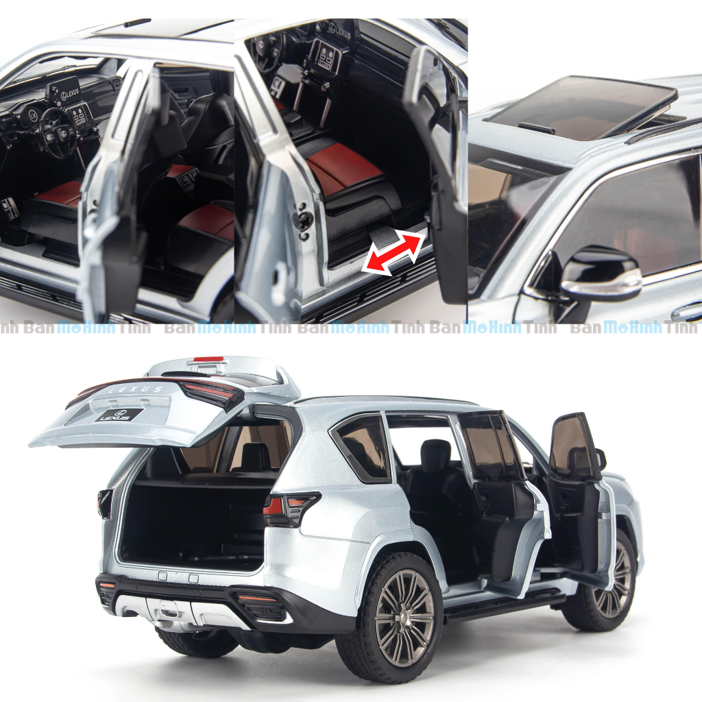  Mô hình xe Lexus LX600 1:24 Chimei 
