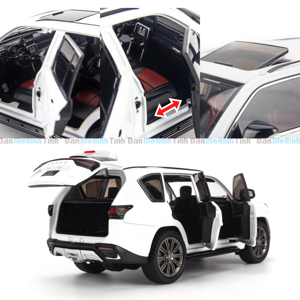  Mô hình xe Lexus LX600 1:24 Chimei 