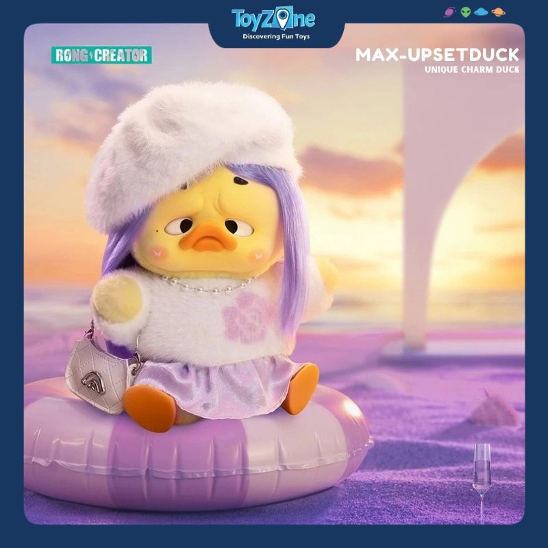 Mô hình Blind box Gấu Bông Max Upset Duck Unique Charm Duck 400% RONGCREATOR