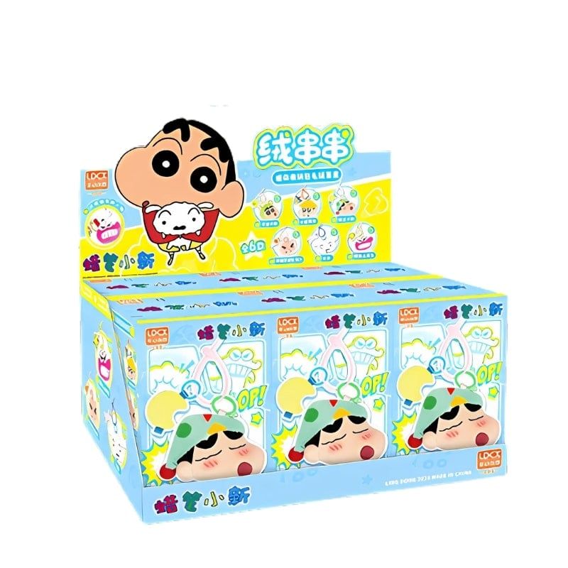 Mô hình Blind box Móc khóa Gấu bông Crayon Shin-chan Mini Storage Bag LDCX