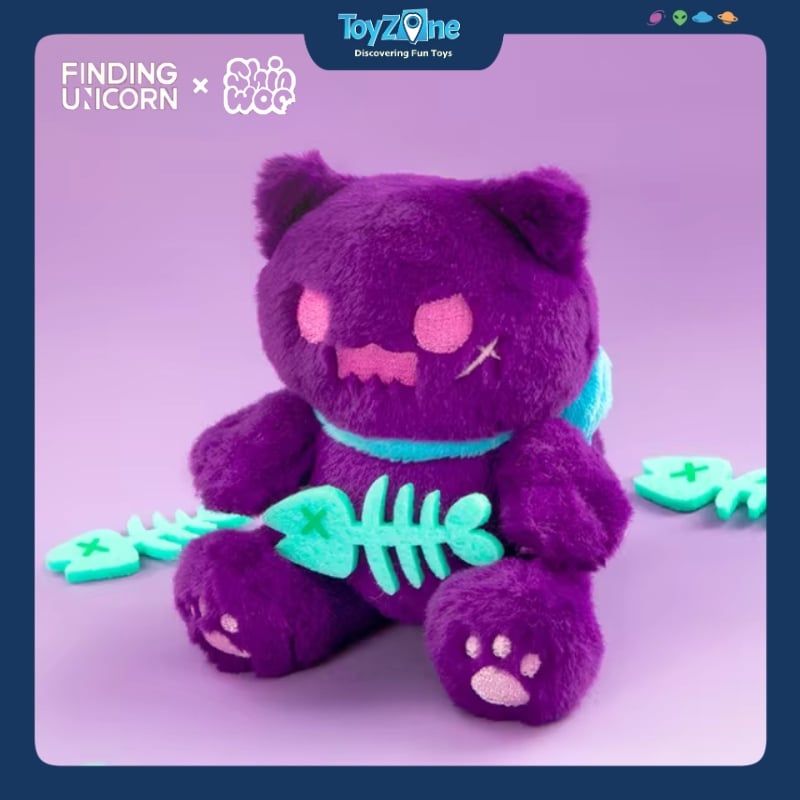 Mô hình Blind box Móc khóa Gấu bông ShinWoo Baddy Bear Town ( Thị Trấn Gấu Hắc Ám ) FINDING UNICORN