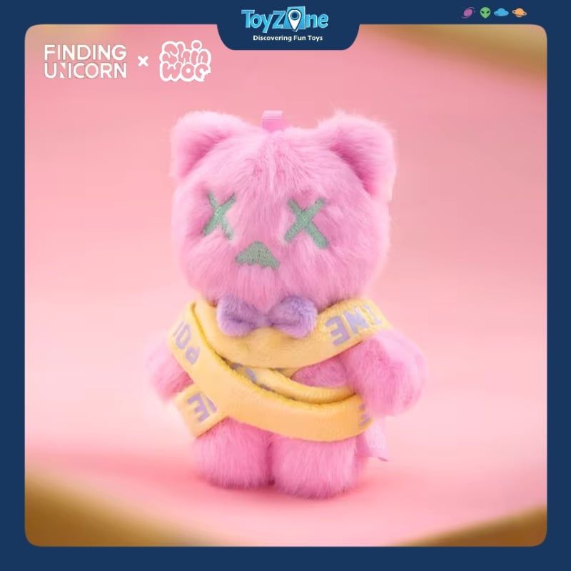 Mô hình Blind box Móc khóa Gấu bông ShinWoo Baddy Bear Town ( Thị Trấn Gấu Hắc Ám ) FINDING UNICORN