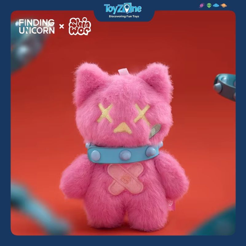 Mô hình Blind box Móc khóa Gấu bông ShinWoo Baddy Bear Town ( Thị Trấn Gấu Hắc Ám ) FINDING UNICORN