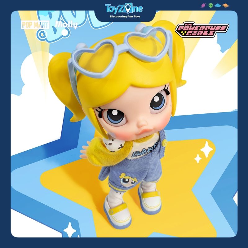 Mô hình đồ chơi Blind box Molly x The Powerpuff Girls Series Action Figure POP MART