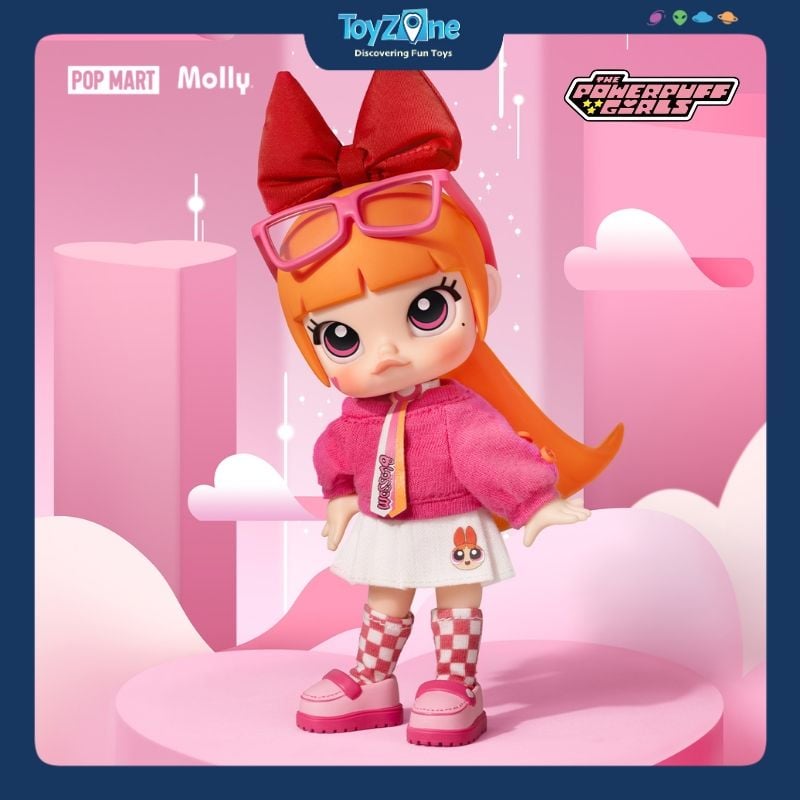 Mô hình đồ chơi Blind box Molly x The Powerpuff Girls Series Action Figure POP MART