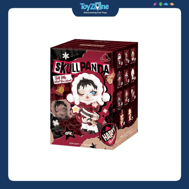  Mô hình đồ chơi Blind Box Skull Panda Tell Me What You Want Series Figures POP MART 