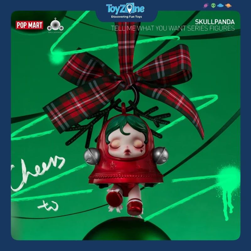  Mô hình đồ chơi Blind Box Skull Panda Tell Me What You Want Series Figures POP MART 