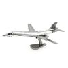  Mô hình kim loại lắp ráp 3D Lancer B-1B (Máy Bay Ném Bom B-1B) (Silver) - Metal Head MP932 