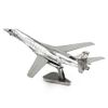  Mô hình kim loại lắp ráp 3D Lancer B-1B (Máy Bay Ném Bom B-1B) (Silver) - Metal Head MP932 