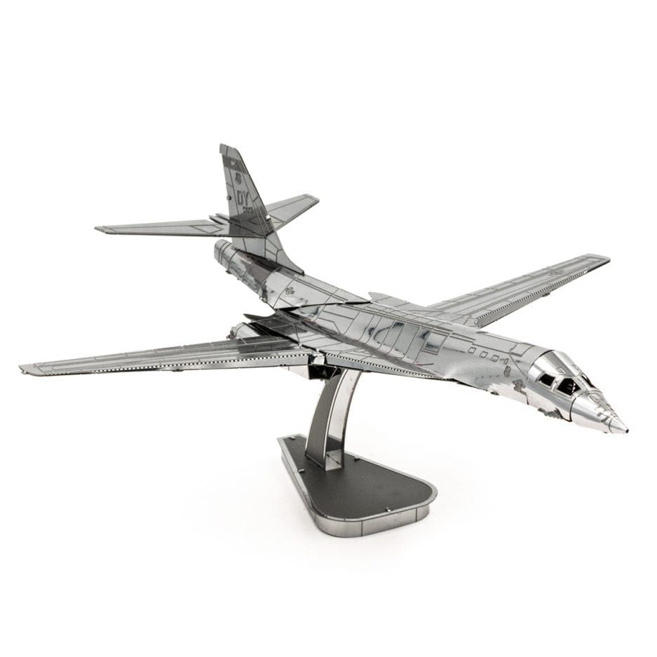 Mô hình kim loại lắp ráp 3D Lancer B-1B (Máy Bay Ném Bom B-1B) (Silver) - Metal Head MP932