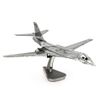  Mô hình kim loại lắp ráp 3D Lancer B-1B (Máy Bay Ném Bom B-1B) (Silver) - Metal Head MP932 