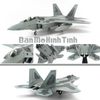  Mô hình máy bay chiến đấu F-22 Raptor Lockheed Martin 1:100 AmerCom 