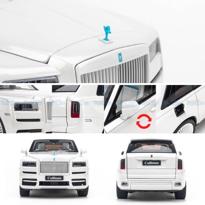 Mô hình xe Rolls Royce Cullinan Black Badge 1:18 Kengfai