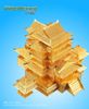 Mô hình kim loại lắp ráp 3D Tengwang Pavilion (Đằng Vương Các) (Gold) - Piececool MP159